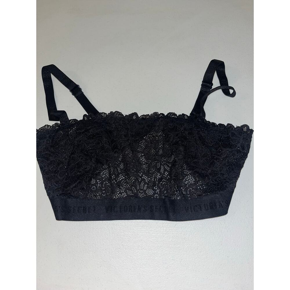Victoria Secret Black Lace Bralette size large